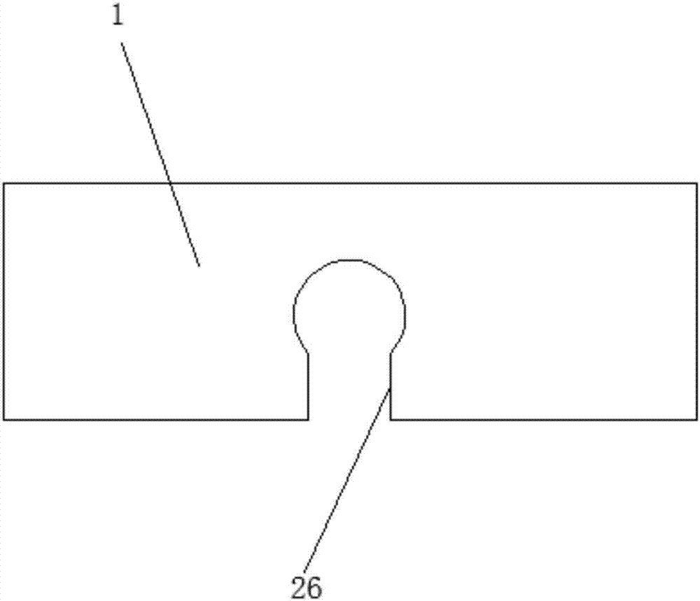 Core pushing mechanism of core taking device for oil exploitation