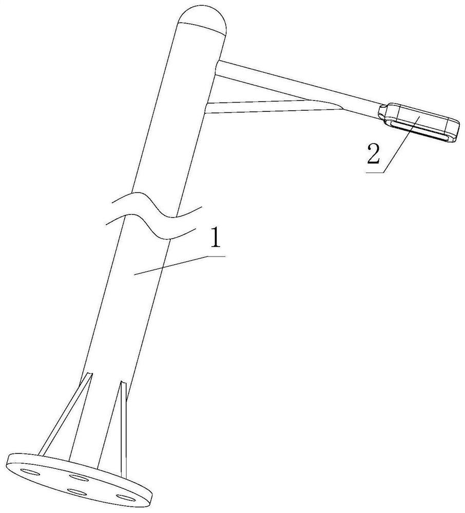 Self-cleaning street lamp capable of preventing poplar catkin adhesion