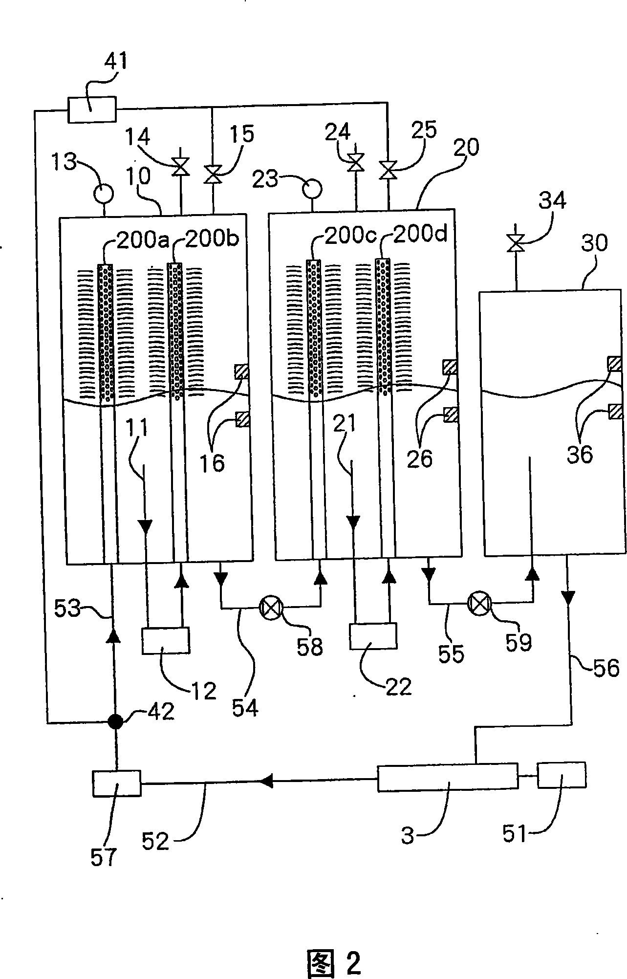 Mixing device for tub