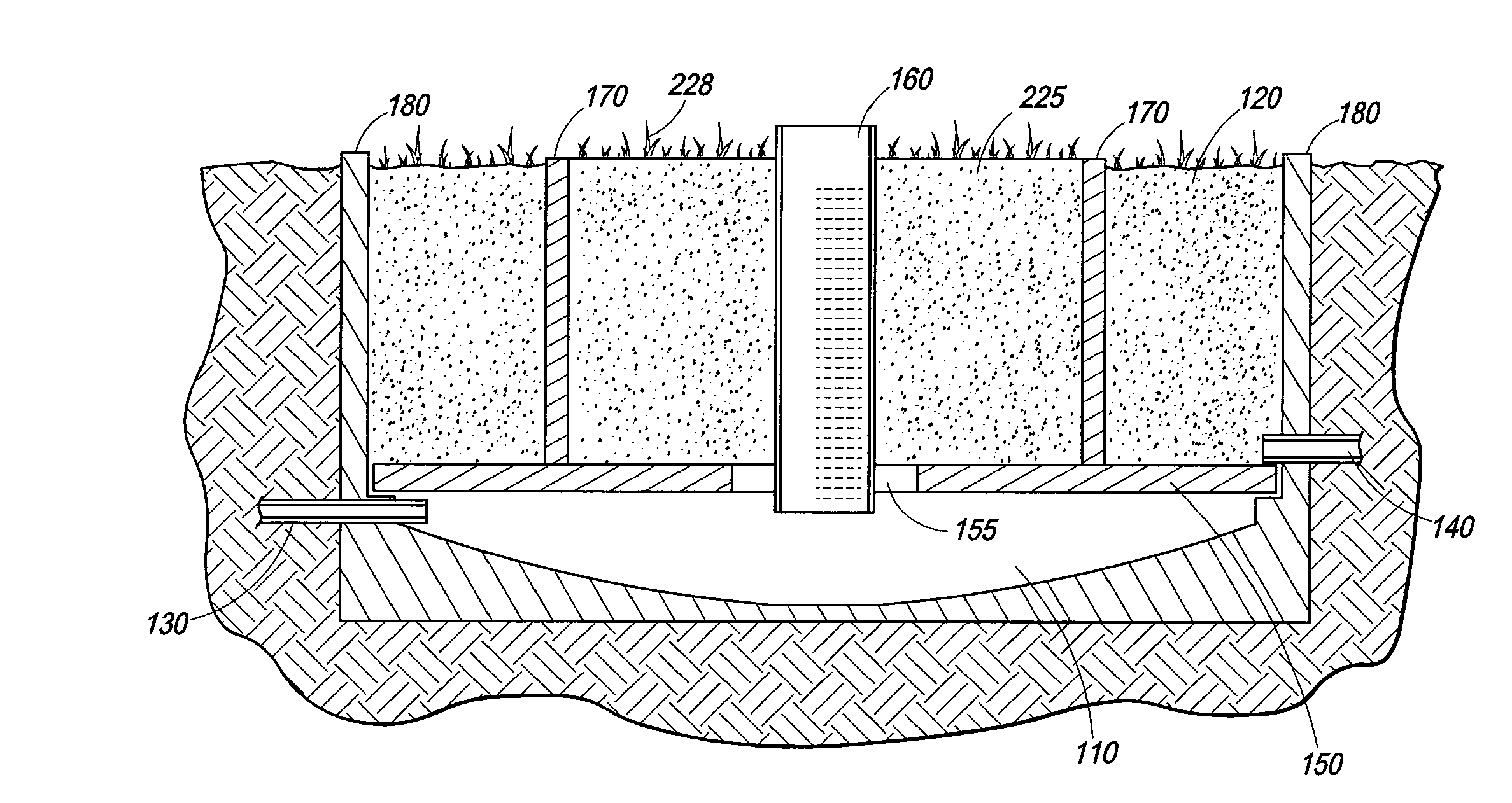 Wetland water treatment system