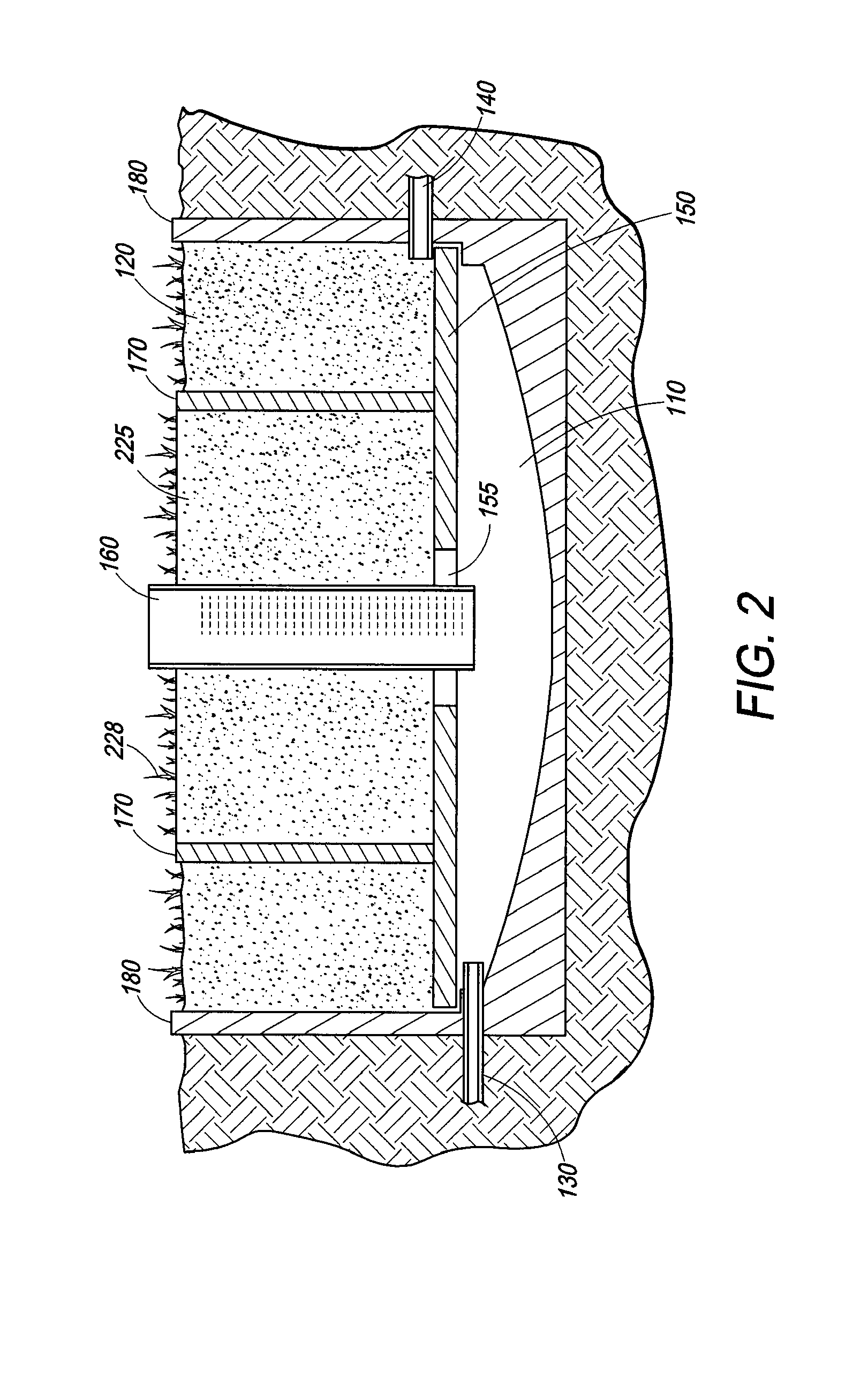 Wetland water treatment system