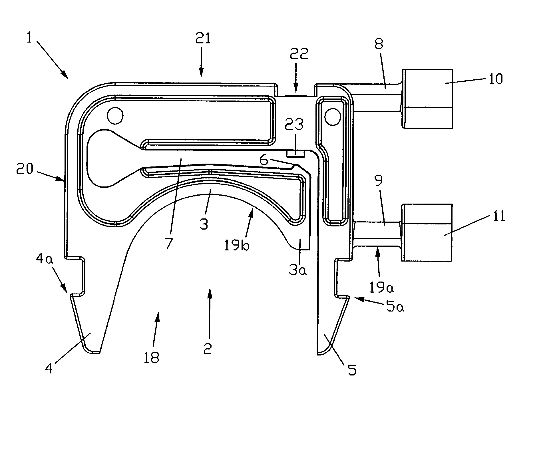 Hose cartridge for a peristaltic pump