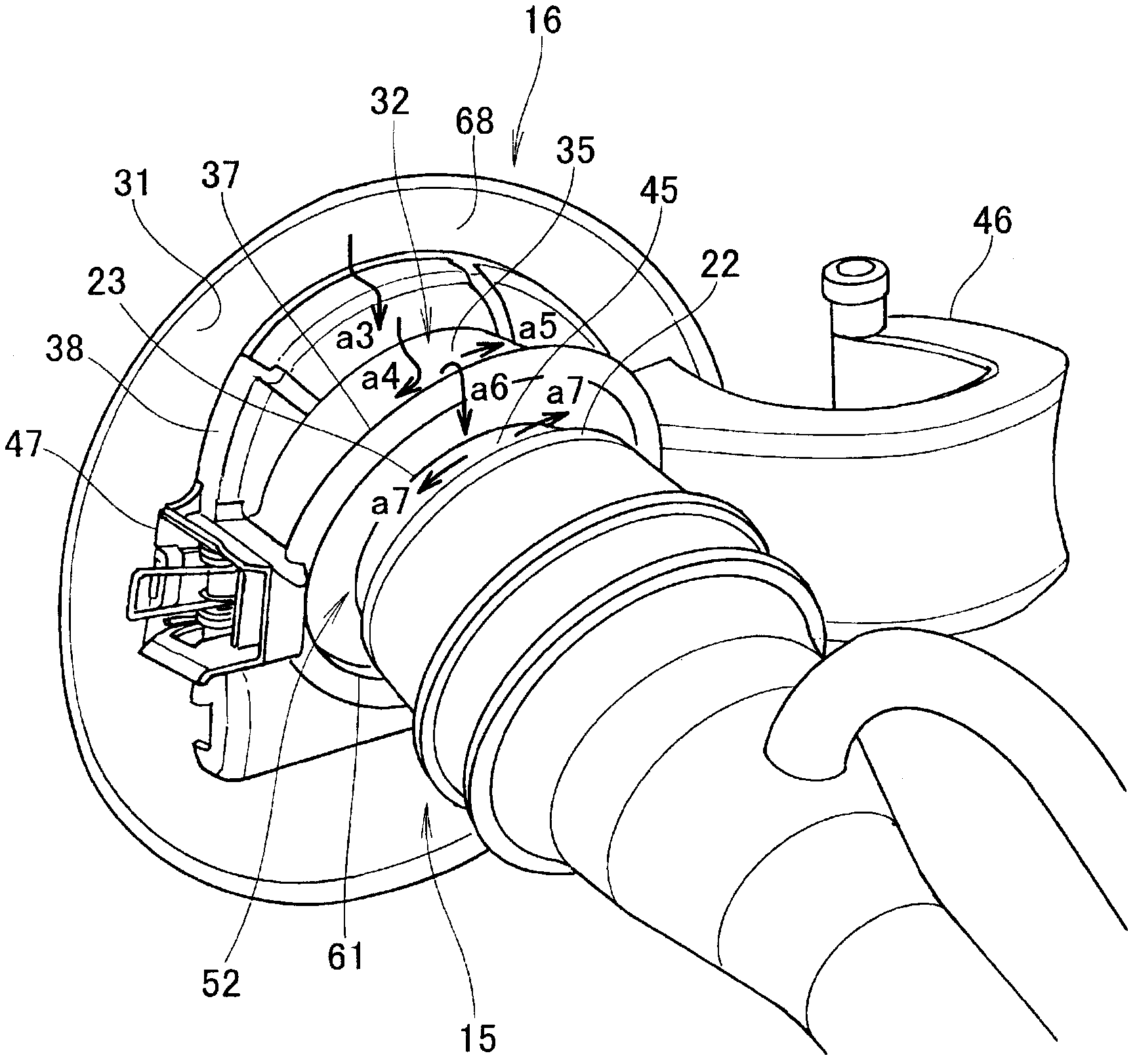 Structure for fuel filler tube opening