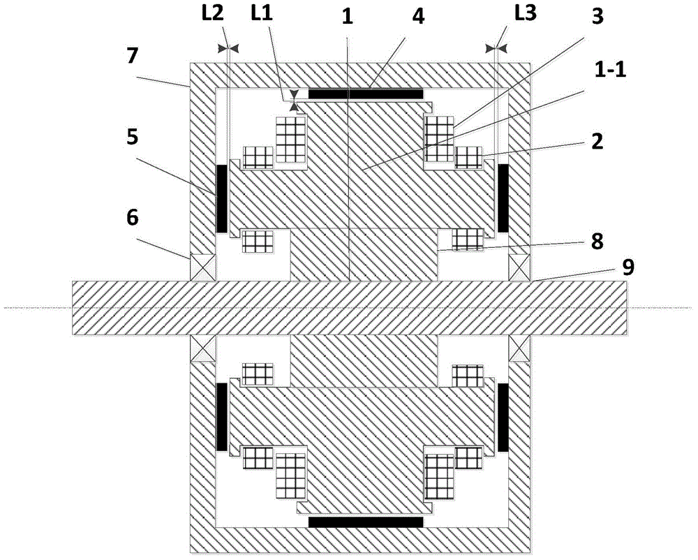 Axial-radial hybrid flux permanent magnet machine