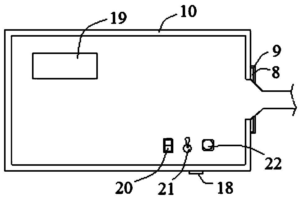 Portable resistance-capacitance-method-based on-line measurement device and method for dust moisture content