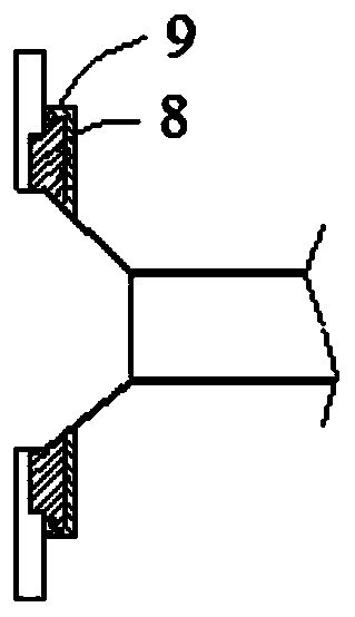 Portable resistance-capacitance-method-based on-line measurement device and method for dust moisture content