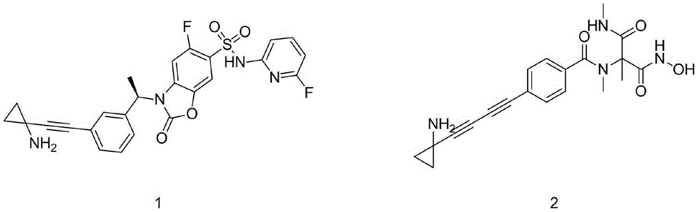 Technological synthesis method of 1-amino cyclopropyl acetylene