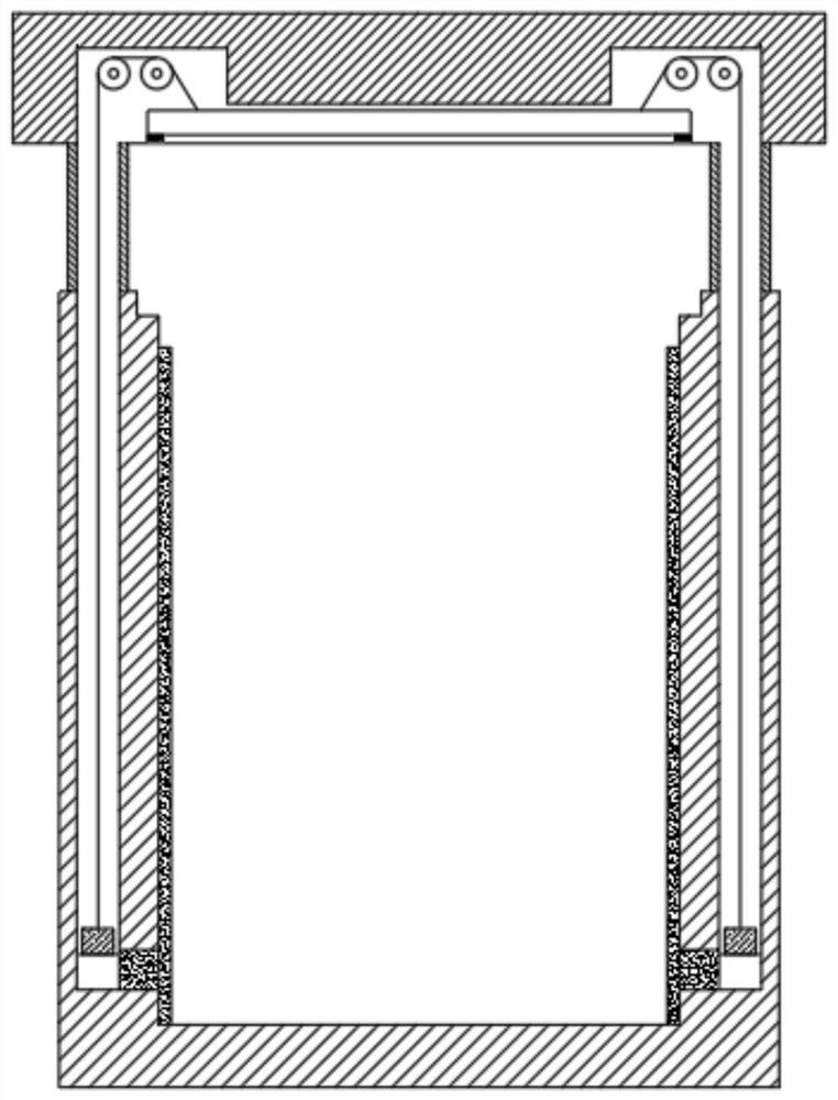 A suffocating fire-retardant trash can