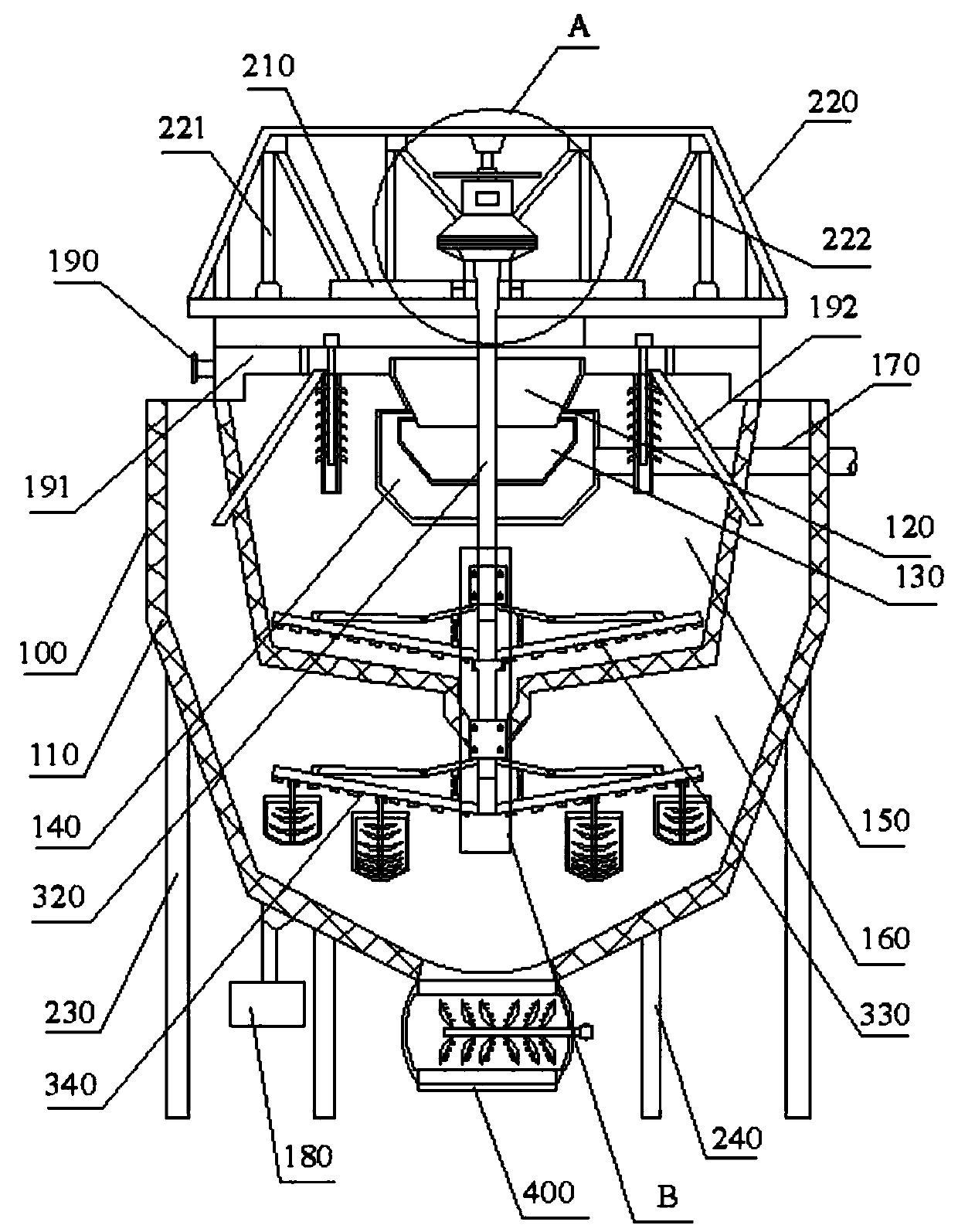 Thickener capable of treating high-concentration ore pulp