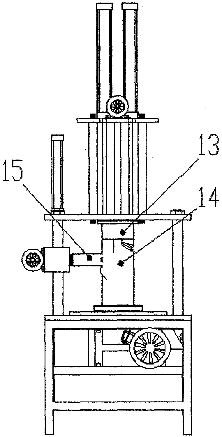 A kind of dough hook cold-bending forming device and its process