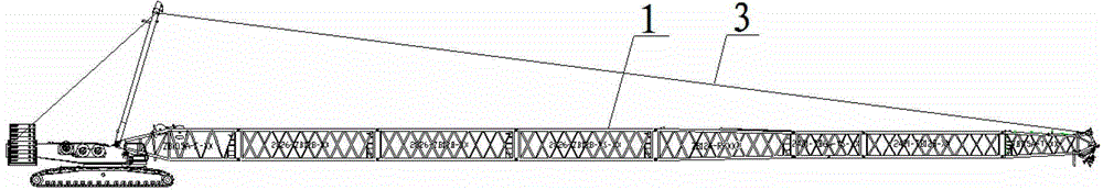 Auxiliary bracing connection device for carrying arm support