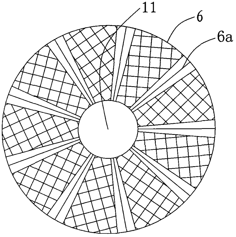 Energy-saving gas stove with thermal radiation net structure