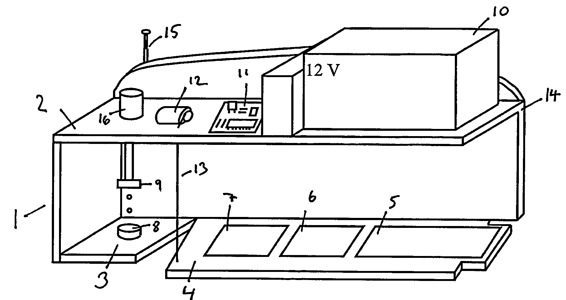 Electrocution animal trap with a sender