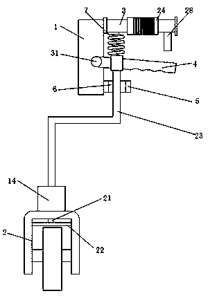 Brake assembly for child cart