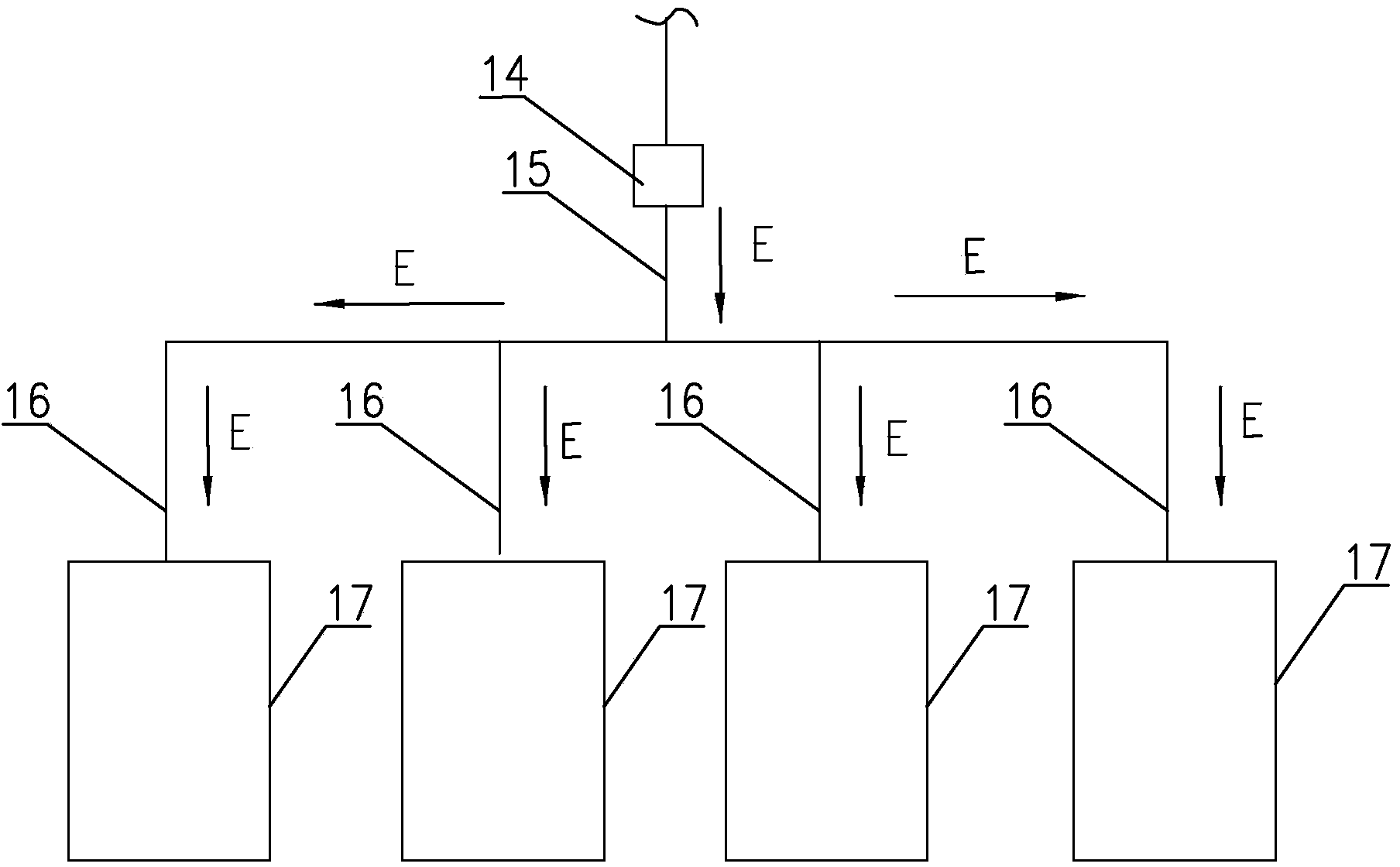 Quantitative control valve of fuel gas entering cylinder on gas engine