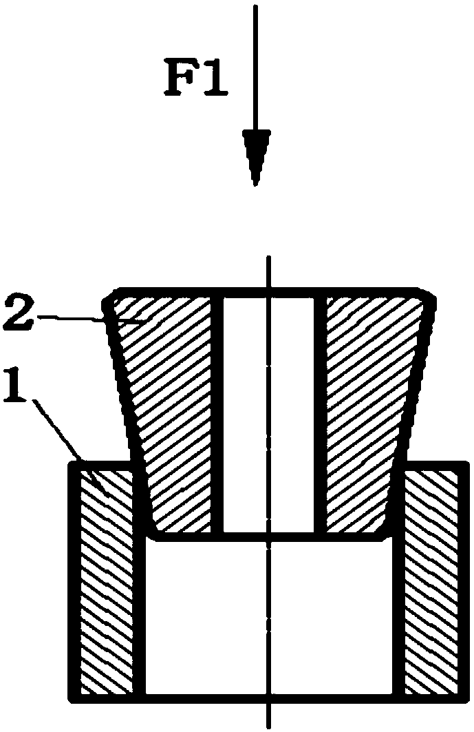 Manufacture method for 2219 aluminium alloy cone-shaped ring forging piece with large cone angle