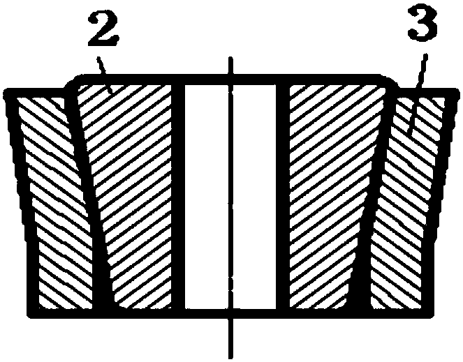 Manufacture method for 2219 aluminium alloy cone-shaped ring forging piece with large cone angle