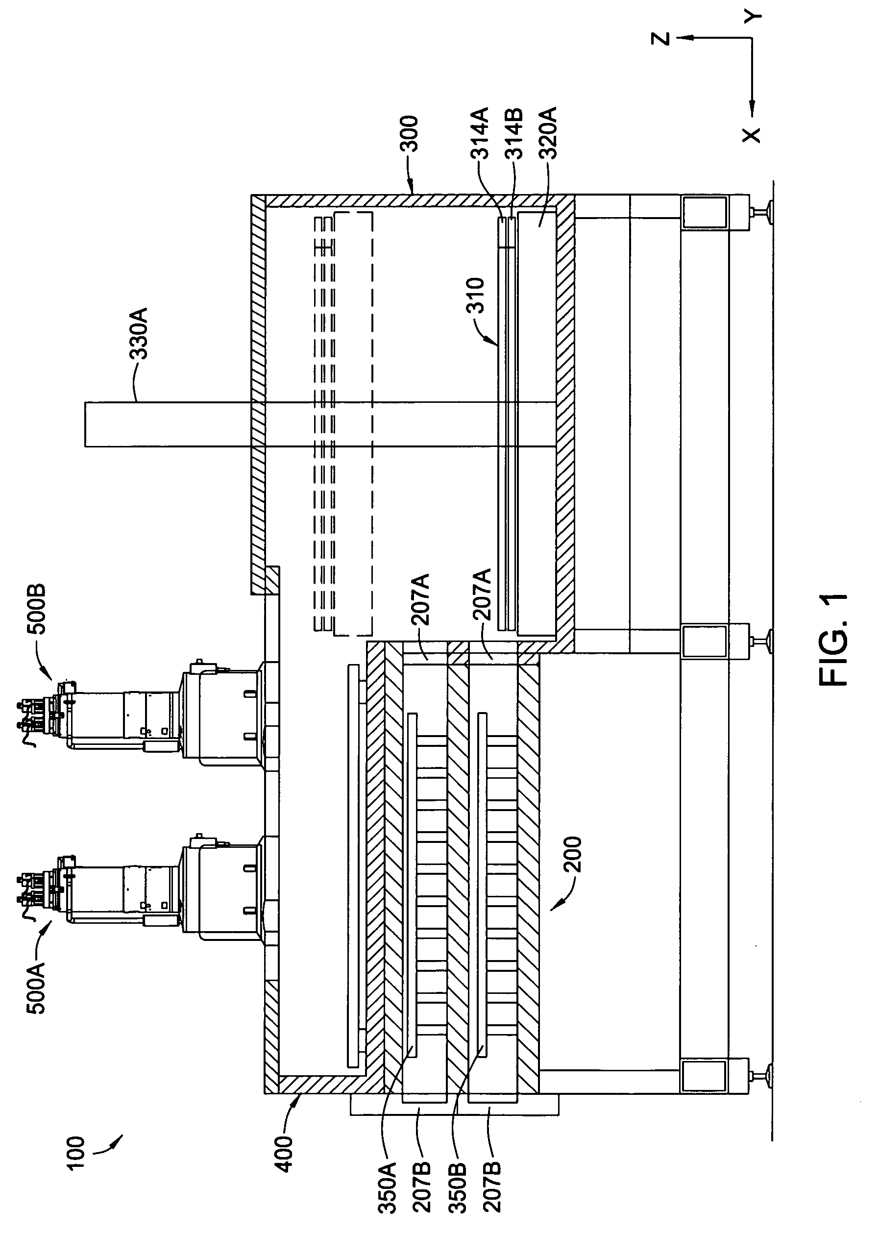 Large substrate test system