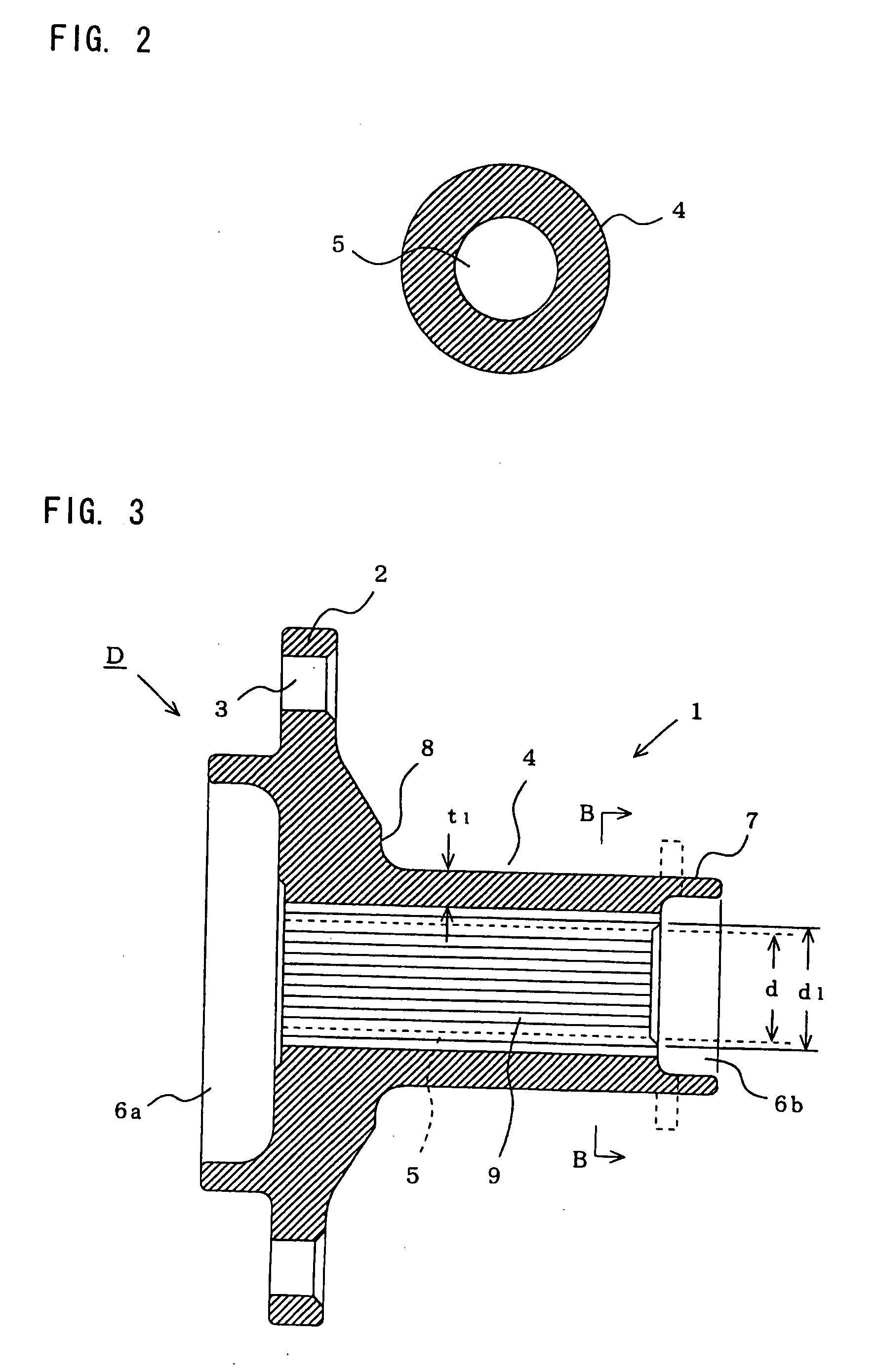 Axle bearing apparatus and method of producing hub shaft for driving wheel bearing apparatus