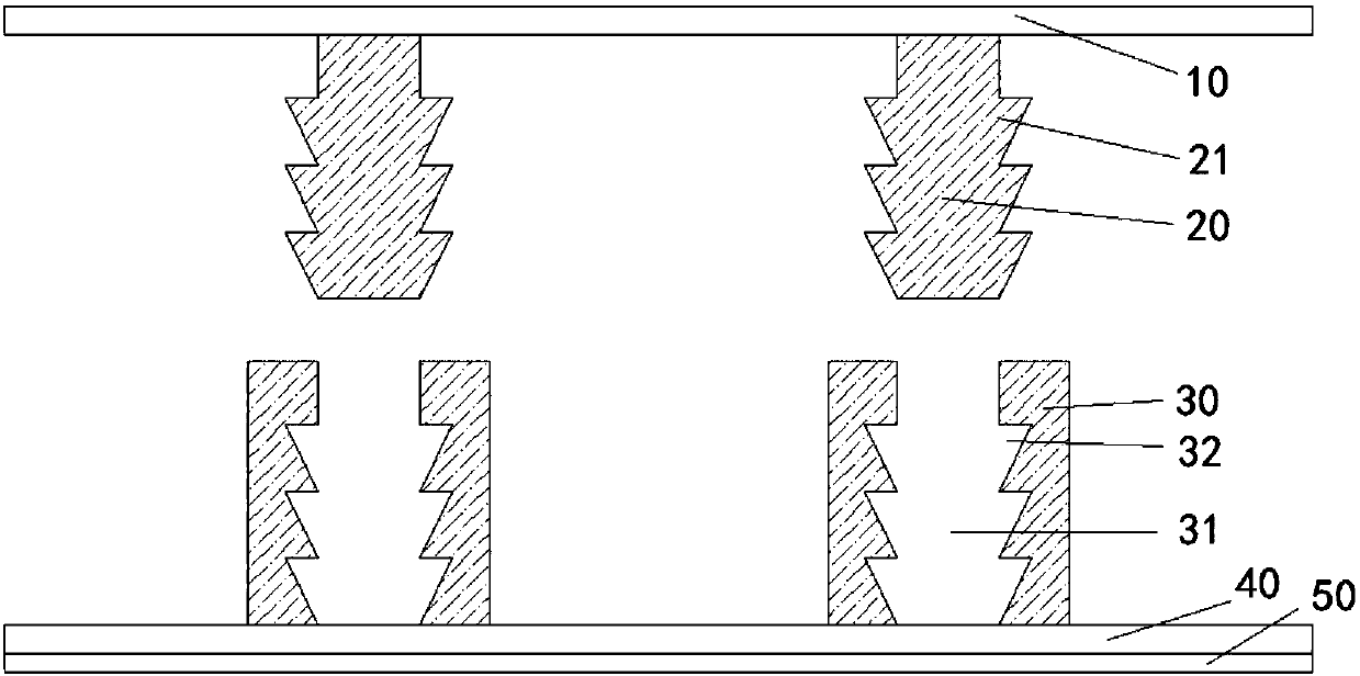 Metal roof balance layer structure