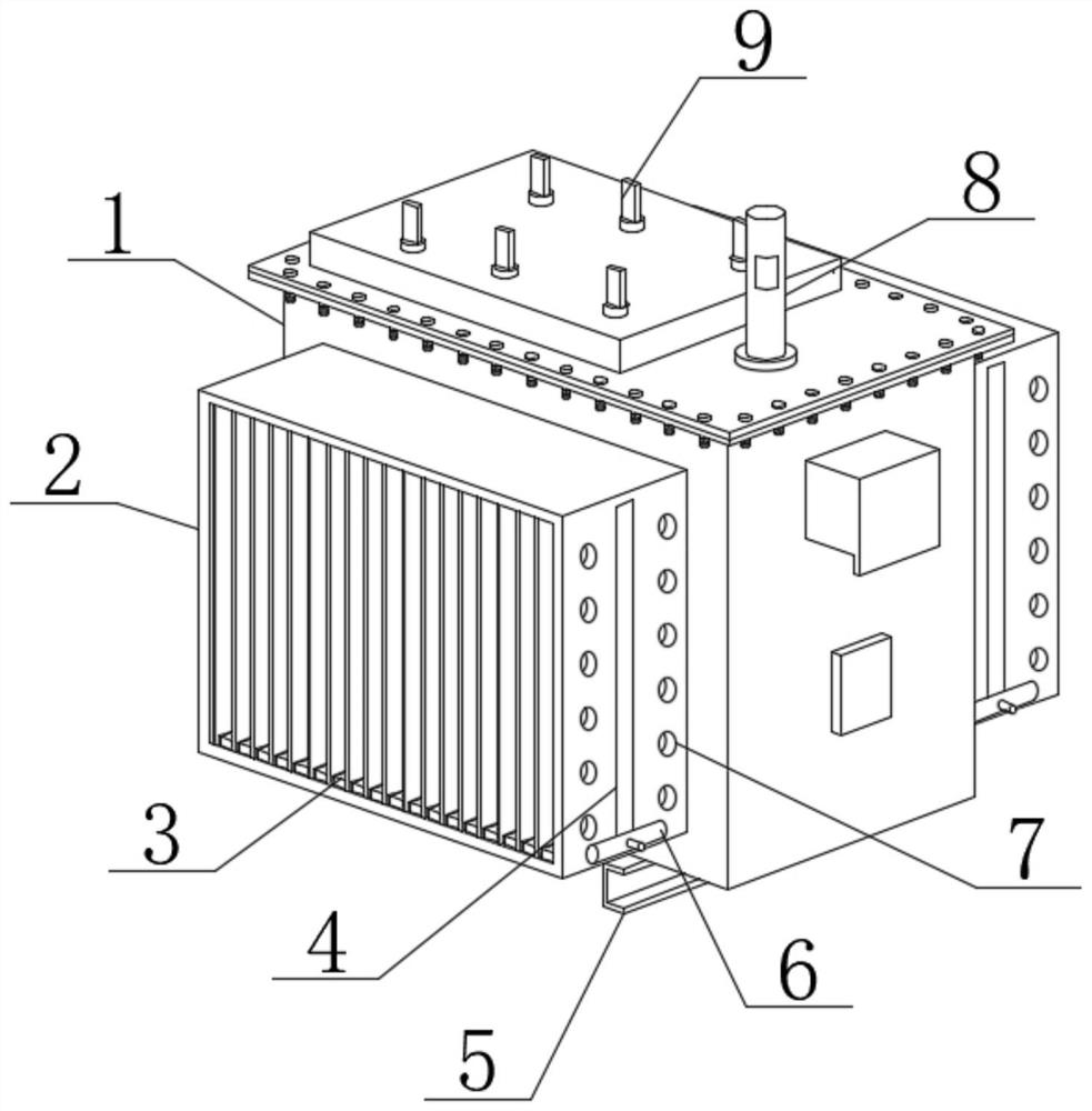 Low-voltage side filtering compensation energy-saving rectifier transformer