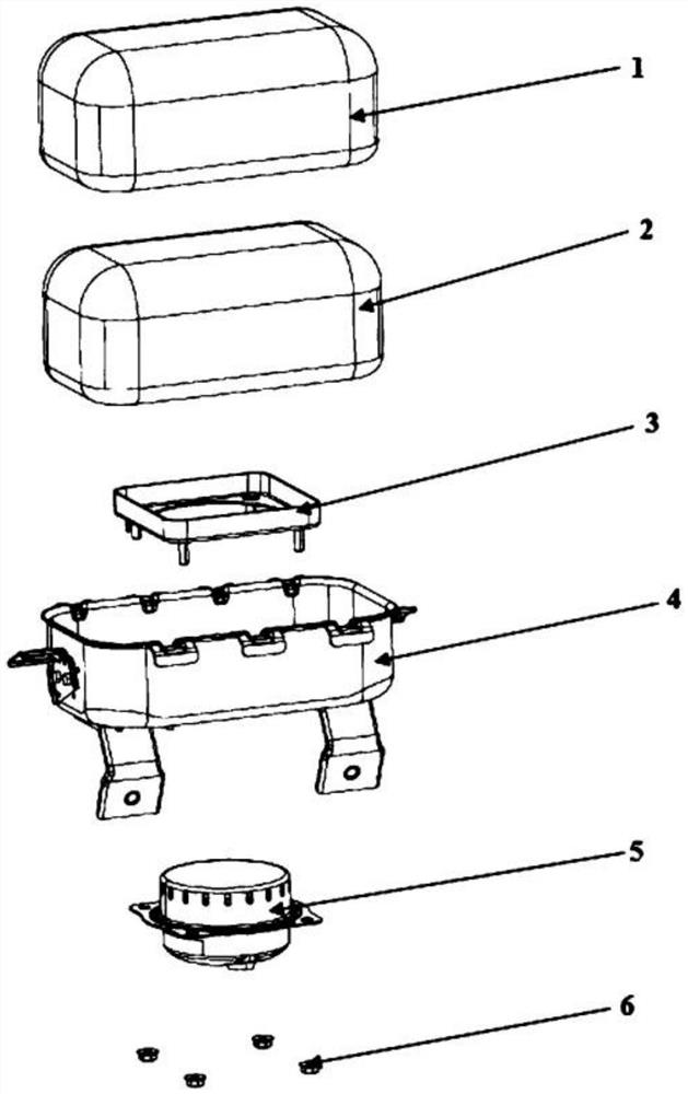 Safety air bag assembly and automobile