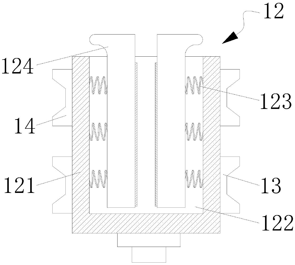 Flowmeter shell assembling device