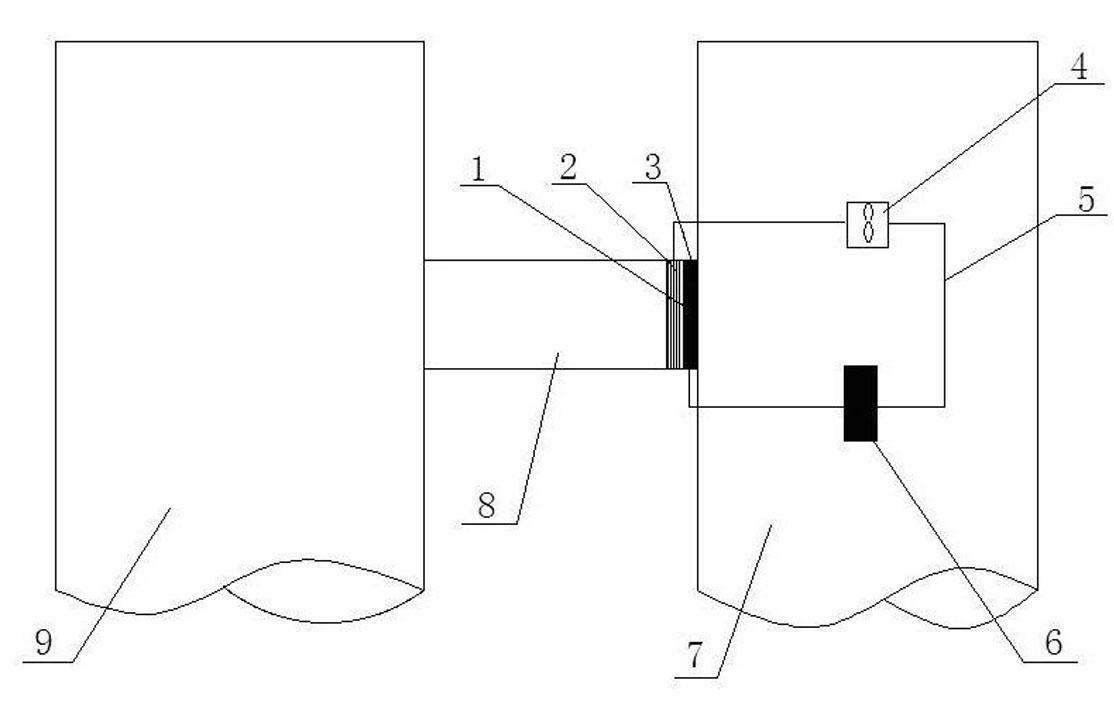 Recycling-type tunnel smoke prevention device