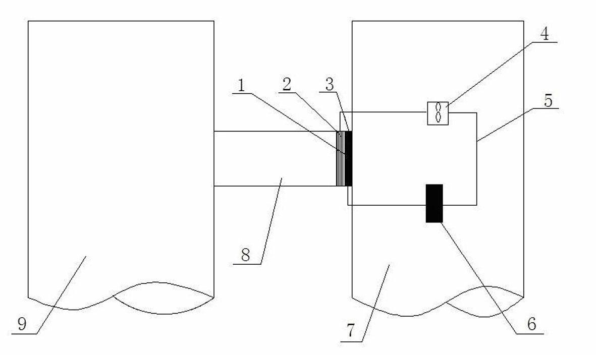 Recycling-type tunnel smoke prevention device