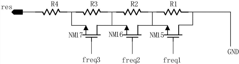 On-chip temperature sensor based on RC oscillator, and temperature detection method of on-chip temperature sensor