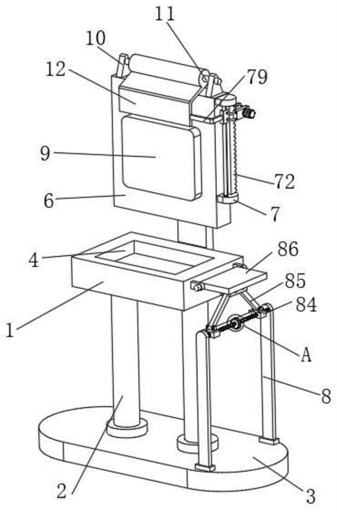 Training device for simulating thoracoscopic surgery