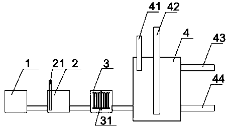 Nitrogen removal treatment device of sewage