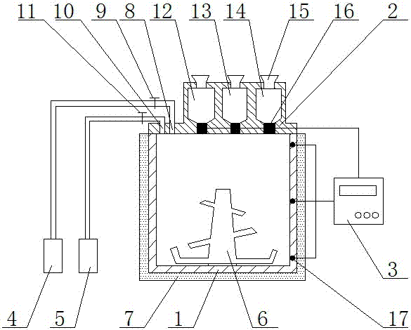 Acid and alkali resistant metal powder coating and preparation method thereof