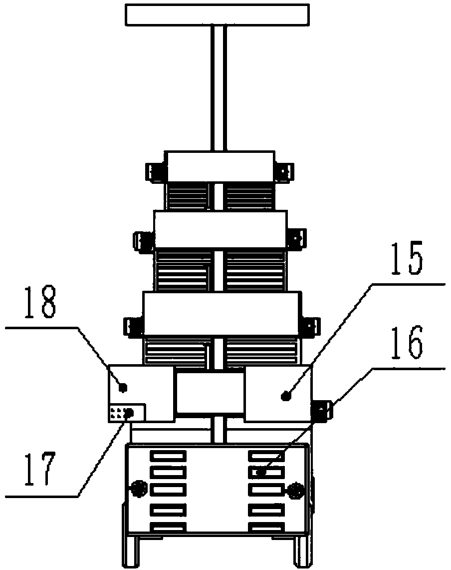 A stacking type moving car parking device for an automobile factory