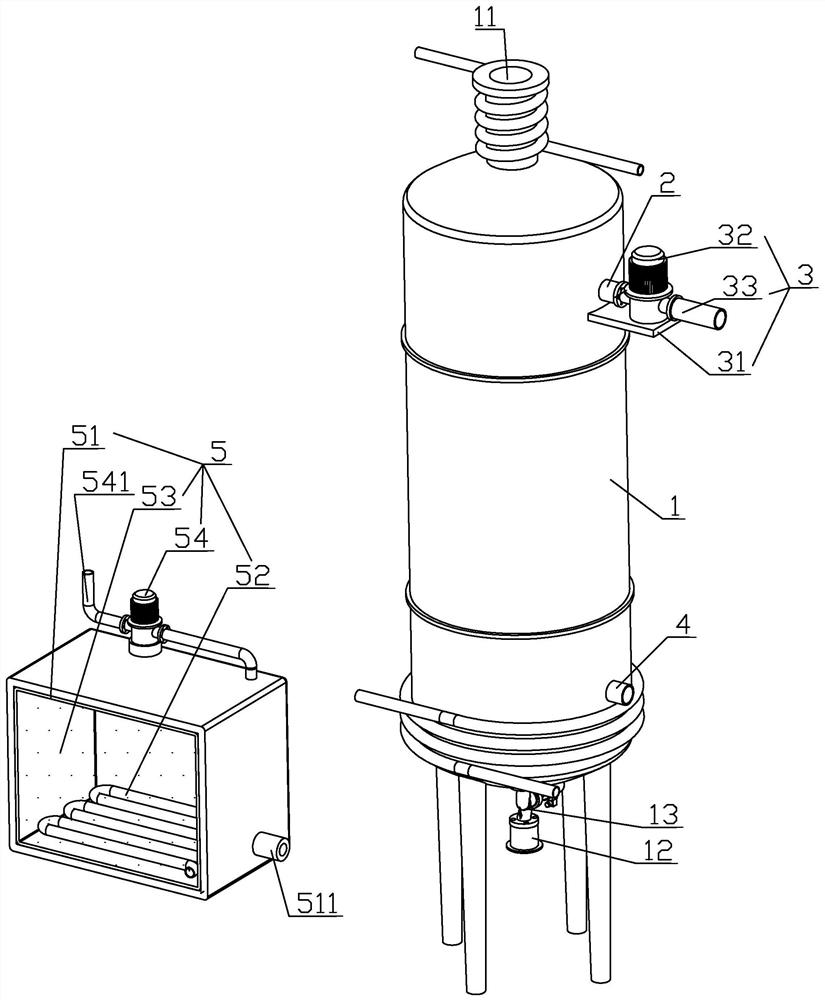 A kind of treatment method of ammonia nitrogen wastewater