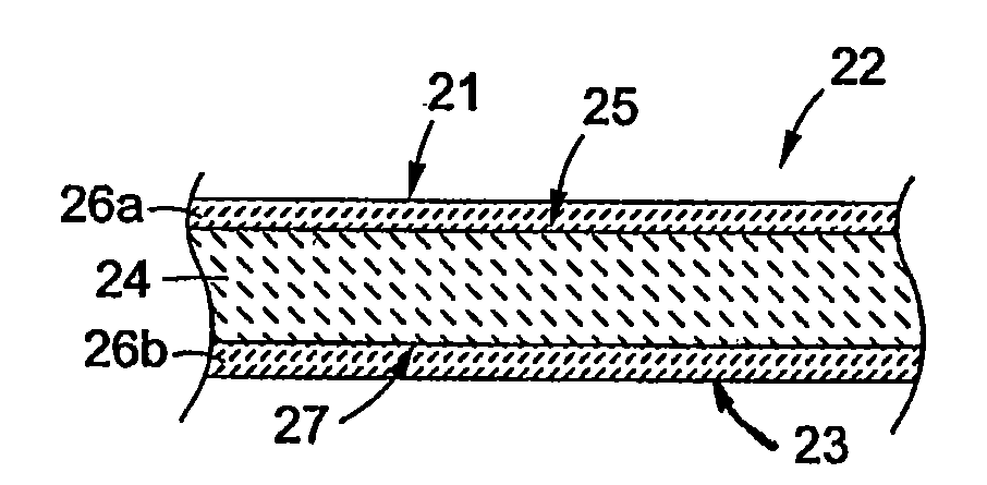 Composites for packaging articles and method of making same