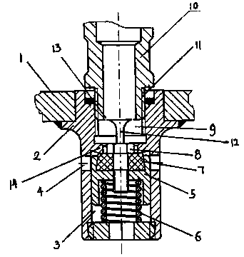 Vacuuming and nitrogen inflating device for sealed packaging box