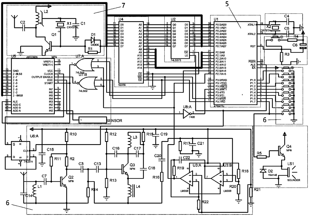 Detection system based on inspection station