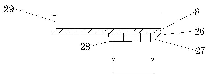 Lifting track lamp realizing light color temperature regulating function