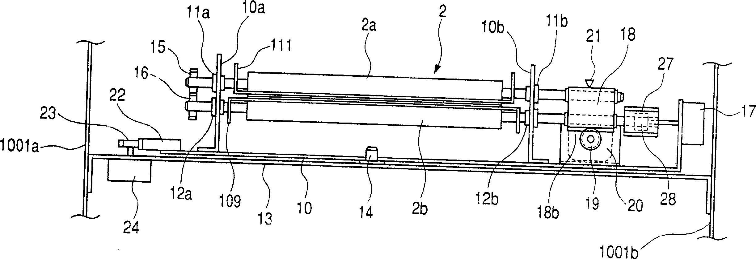 Paper sheet conveying device and image forming device