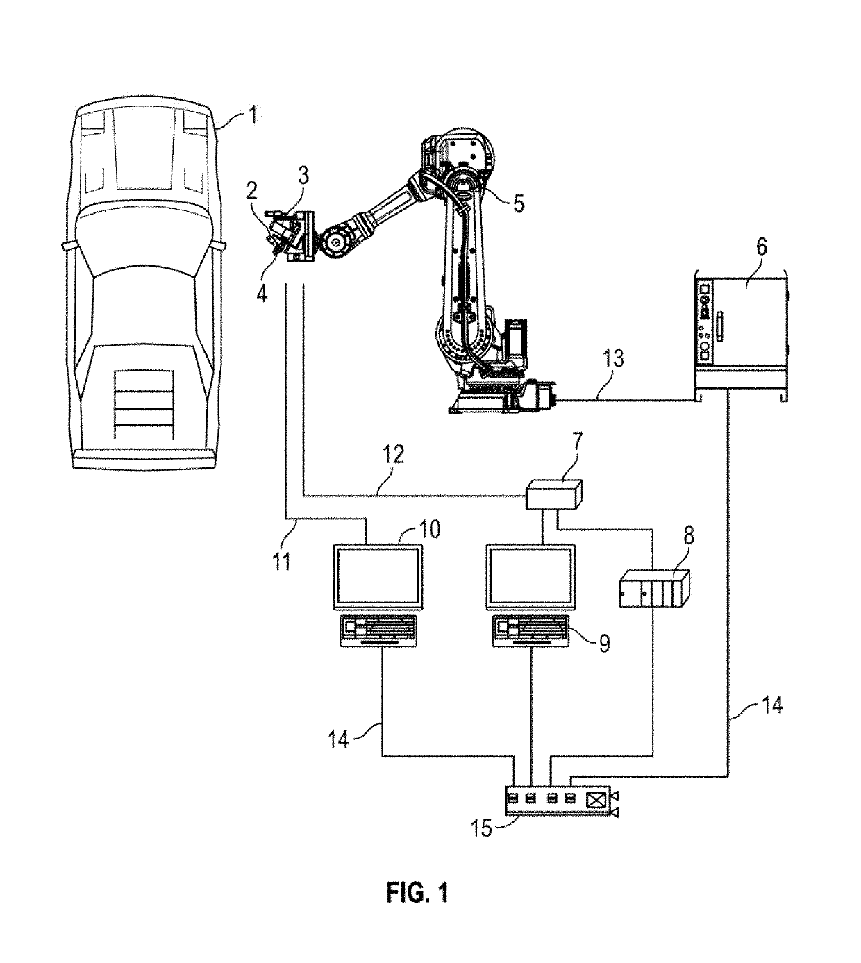 Automatic car body welding spot inspection system and its control method