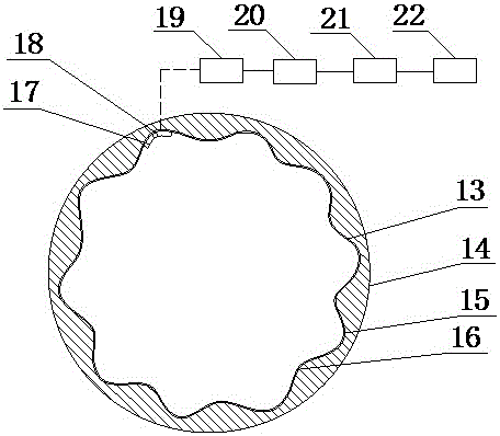 Moistureproof underground cable protection device