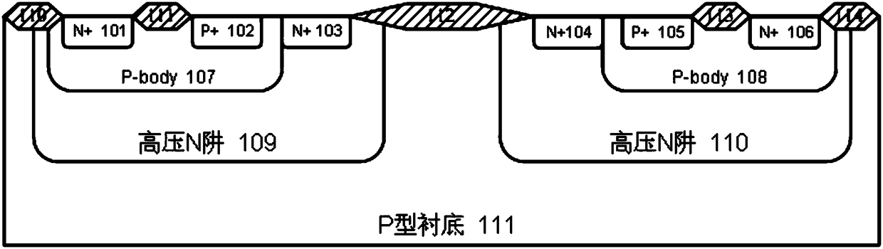 A high-voltage bidirectional ESD protection device based on vertical npn structure