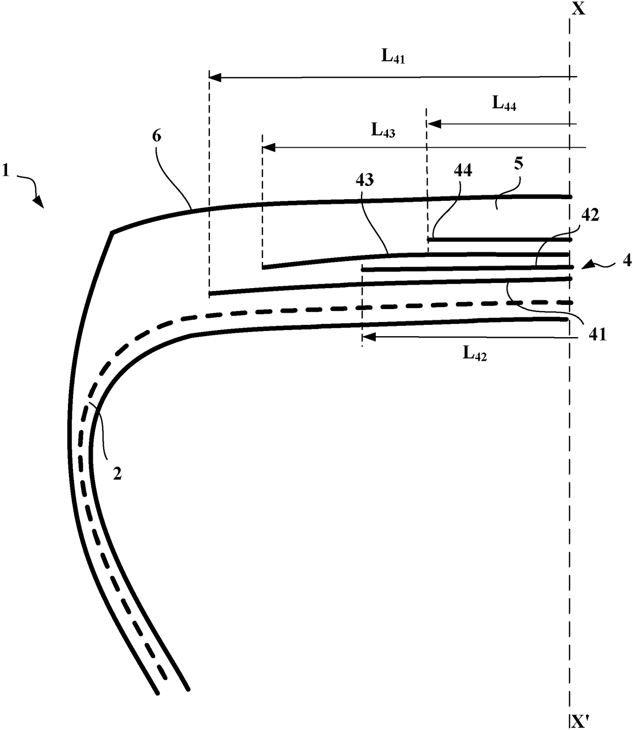 Tyre having improved wear and rolling resistance properties