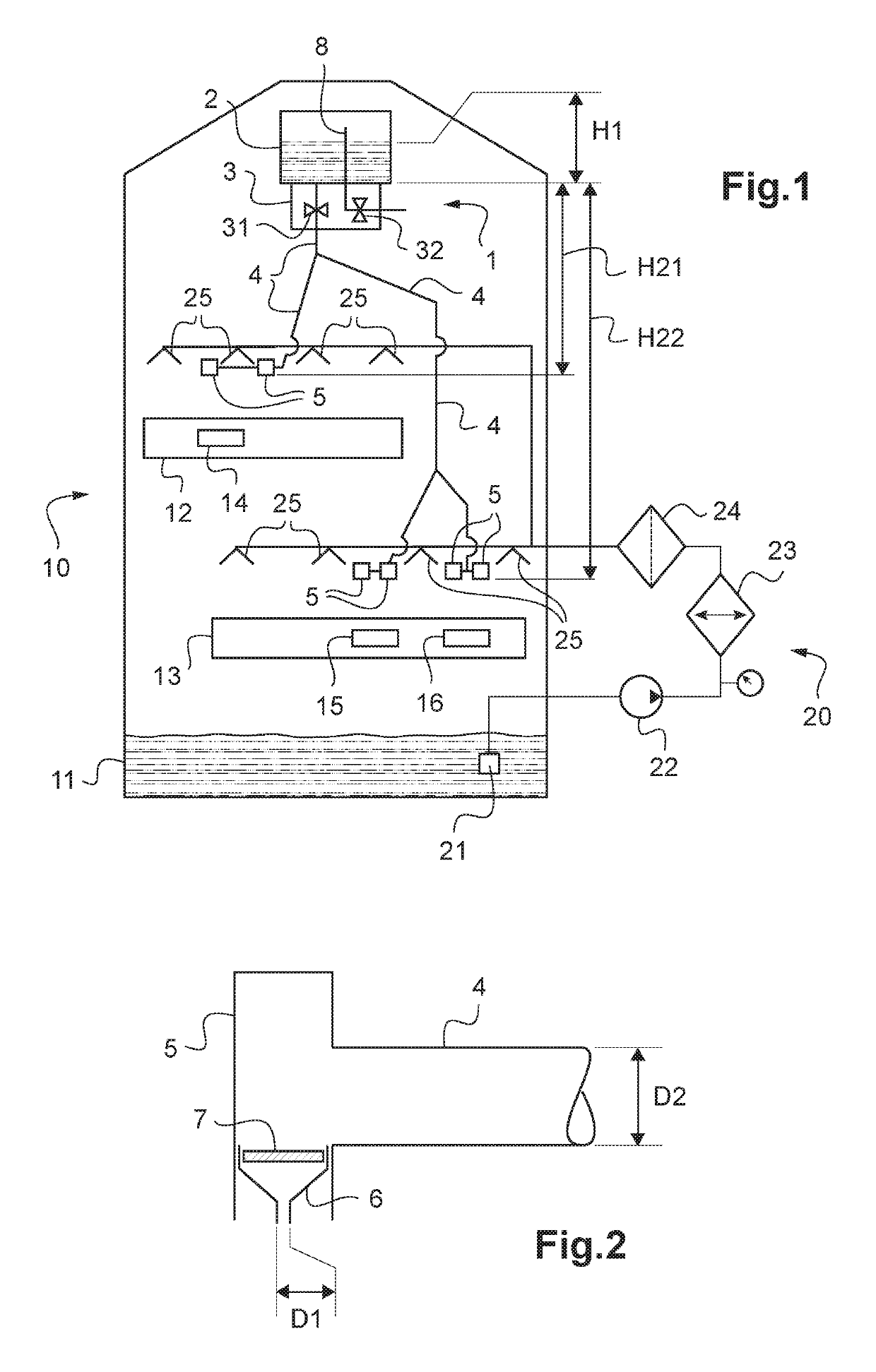 Emergency lubrication device of simplified architecture for a power transmission main gearbox of an aircraft