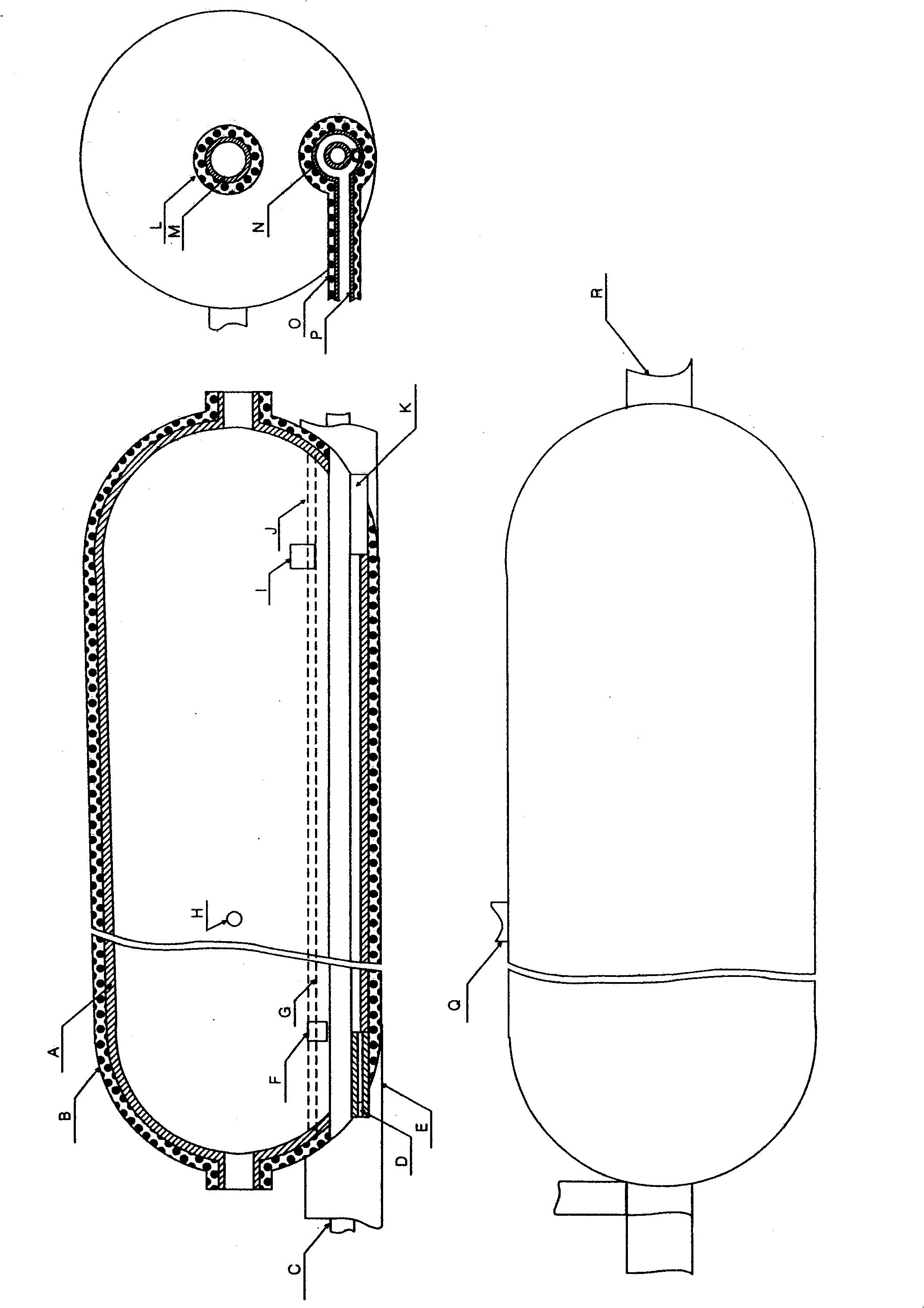 Multifunctional medium-pressure vapour warehouse