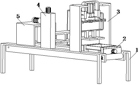 Leveling device for gypsum brick production