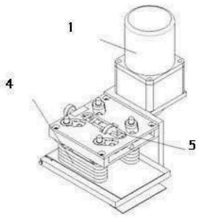 Guide positioning device for multilayer stuffing crisp moon-cake roll-shaped crisp skin cake blanks