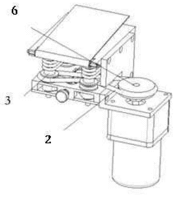 Guide positioning device for multilayer stuffing crisp moon-cake roll-shaped crisp skin cake blanks