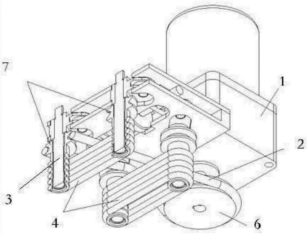 Guide positioning device for multilayer stuffing crisp moon-cake roll-shaped crisp skin cake blanks